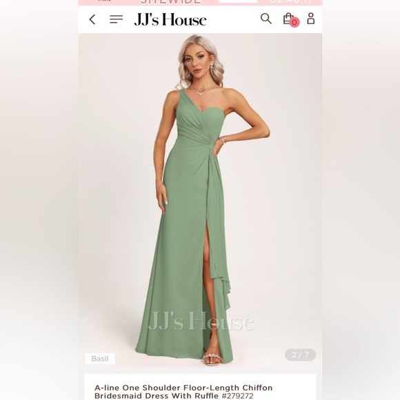 black satin bridesmaid dresses midi Beck Plunge Maxi Dress With Floral Hardware - Basil main image 1